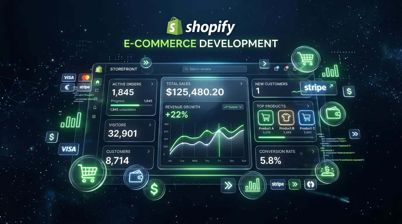 Shopify Development Sri Lanka Dashboard